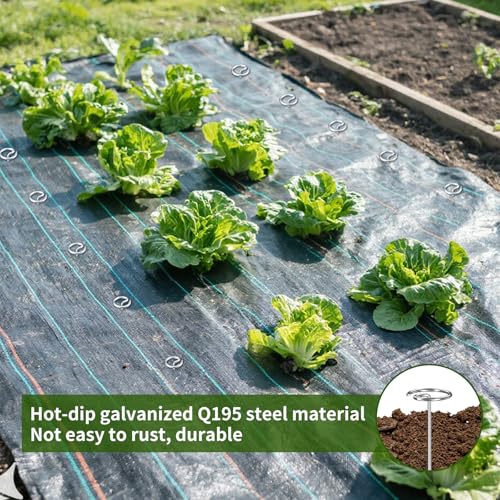 60 Pcs 6 Inch Landscape Fabric Staples, Tensile Strength 450-500Mpa - style: G-60 PCS