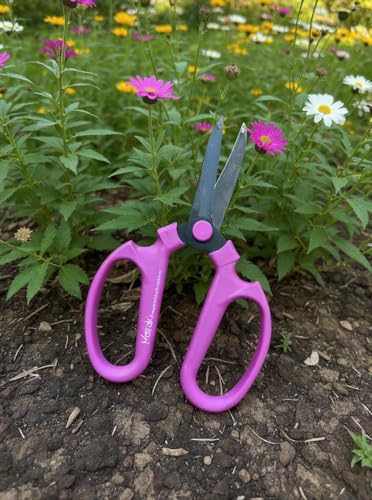 Garden Pruning Scissors Carbon Steel Blades 7.6 Inch Bougainvillea - Hot Pink - style: 7.6 inch Hot Pink