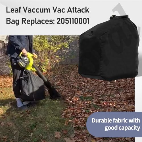 205110001 Leaf Vaccum Vac Attack Bag Compatible with Ryobi 40V RY40405 RY40405VNM Cordless Leaf vacuum