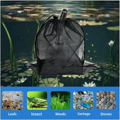 2 Pcs 8" x 10" Pump Barrier Bag, Pond Pump Filter Bag - size: 8" x 10"