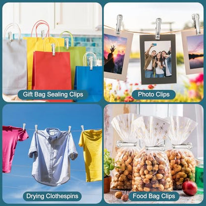 50 PCS Garden Clips, Greenhouse Clamps, Stainless Steel Greenhouse Clips for Netting, Heavy Duty Row Cover Clips with a Strong Grip for Shade Cloth or Plant Cover on Gardening Hoops