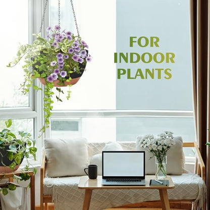 GARDIFE Hanging Planters, Self Watering, Black 12 Inch 2 Pack with Drainage - color: Black, size: 12 Inch