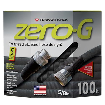 zero-G 4001-100 Garden Hose, 5/8" x 100', Gray - size: 5/8" x 100', style: zero-G