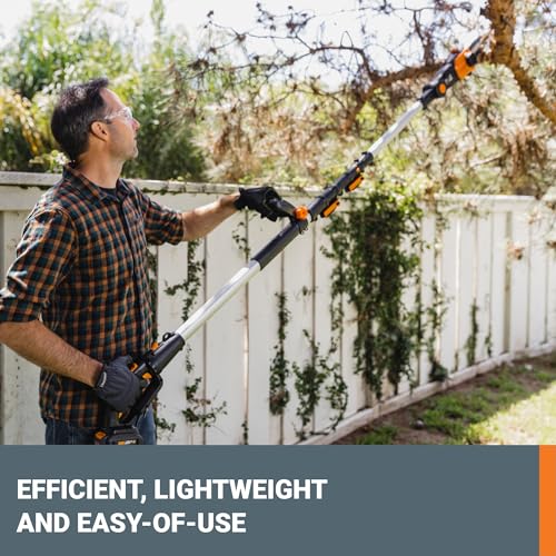WORX Cordless Pole Saw, 20V 8" Chainsaw, WG349.9 - style: Battery + Charger Not Included