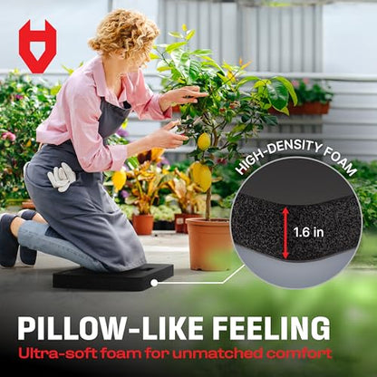 NoCry Extra Thick Professional Garden Kneeling Pad With Anti-Slip Coating