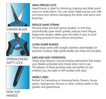 Lightweight Pruner Curved HK Gardening