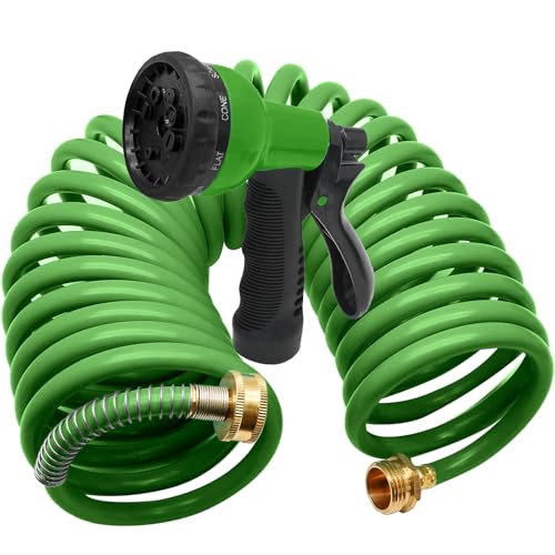 25ft EVA Garden Hose - color: Green, size: 25FT