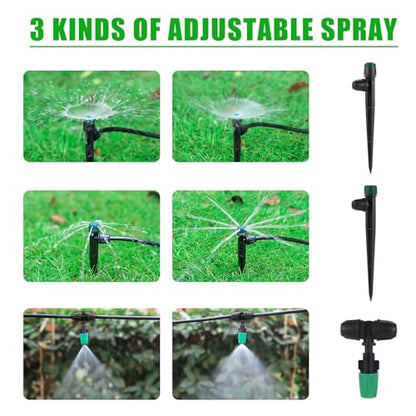 Leak-Proof Drip Irrigation Kit, Quick Connect Irrigation System Kit - size: Complete Drip Irrigation Kit
