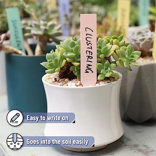 Mr. Pen- Plastic Plant Labels, 100 Pcs, 4“, Pastel Colors Plant Markers - color: Pastel Plant Labels