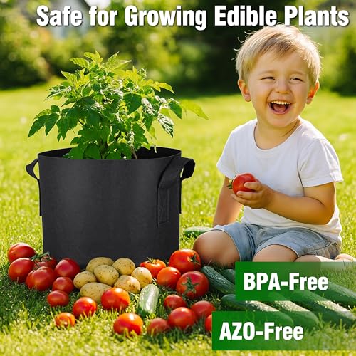 12-Pack 2 Gallon Grow Bags - size: 2 Gallon