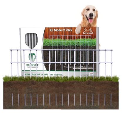 Dig Defence Original Animal Barrier Garden Fence, X-Large, 2 Pack - size: 2 Count