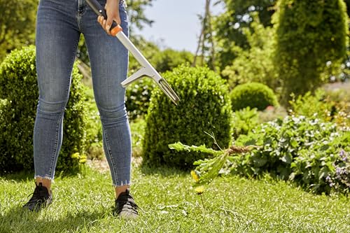 Gardena Stand-Up Weed Puller with Built-in Ejector, Long Handle - 03518