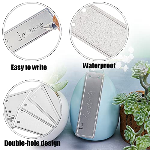 Ripeng Aluminum Metal Plant Labels Tree Tags Writable