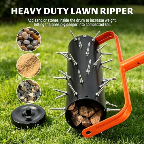 Rolling Lawn Aerator, Manual Lawn Aerator Roller Tool
