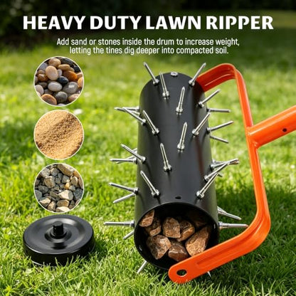 Rolling Lawn Aerator, Manual Lawn Aerator Roller Tool