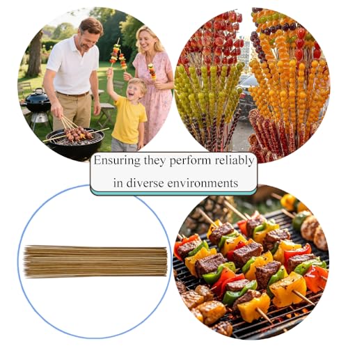 HAHIYO 12 and 16Inches 20Pcs Total (10Pcs Each) Natural Carbonized Bamboo Plant Stake Wood Garden Stake Bamboo Rod Wooden Plant Support Floral Stick for Orchid Tomato Potted Indoor Outdoor Gardening - size: 12In&16In-20P