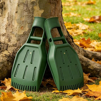 Leaf Scoops 2 Pack - Rake Grabber Claw Hand Tools