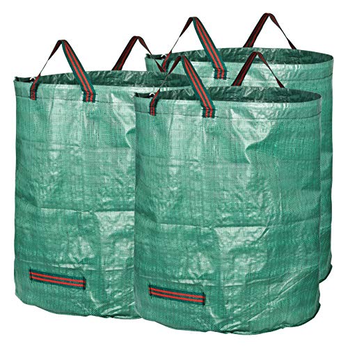 GardenMate 3-Pack 72 Gallons Reusable Garden Waste Bags (H30, D26 inches) - Yard Waste Bags - style: 3x 72 Gallons