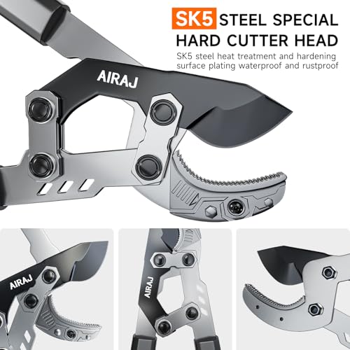 AIRAJ 27-37''Anvil Loppers for Tree Trimmer Heavy Duty with Compound Action