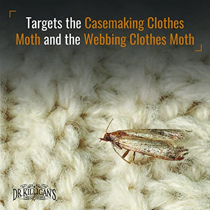 Dr. Killigan's Premium Clothing Moth Traps with Pheromones (Black, 6 Traps) - color: Black
