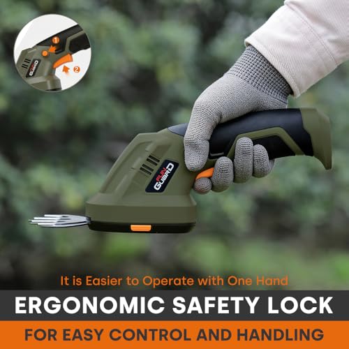 Hedge Trimmer, 2-in-1 Cordless, 2000mAh Battery