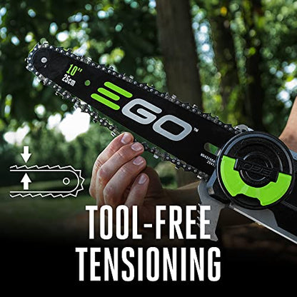 EGO POWER+ Pole Saw for Tree Trimming, Cordless Electric Pole Saw with Telescopic LED Cut Line Indicator, Battery and Charger Not Included - PS1000 - style: Pole Saw (No Battery/Charger)