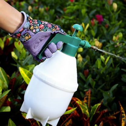 Gardening Gloves,Garden Gloves for Women Firm Grip Breathable Thorn Proof - color: Purple Gloves