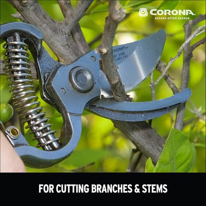 Corona BP 3180D Forged Classic Bypass Pruner with 1" Cutting Capacity, 1", Red - size: 1 inch