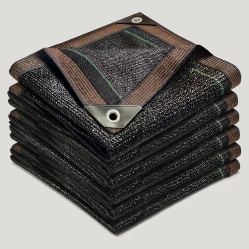 Shade Cloth Suitable for Plants Outdoor Vegetables with Buckle Holes 50% Greenhouse Chicken Coop Dog Kennel Courtyard Shade net Tarp Netting Waterproof Fabric (Style:50%, 14FT*20FT) - color: Style:50%, size: 14FT*20FT