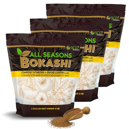 SCD Probiotics Bokashi Compost Starter, Accelerator, Odor Reducer - 15 lb - size: 15 lb