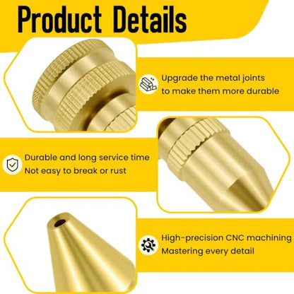 2Pcs 181331 Brass Adjustable Nozzle with Gaskets