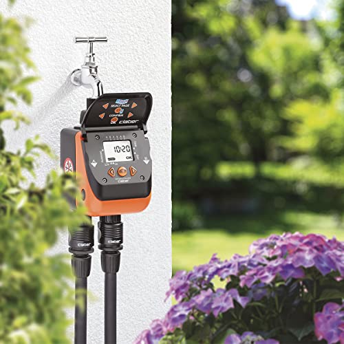 Claber 8420 Aquadue Duplo Evolution Dual Outlet Digital Water Timer