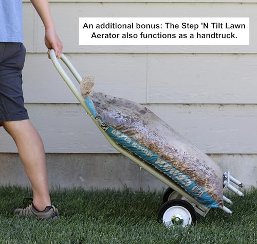 Core Lawn Aerator V4 Kit, 4.5 in Long Tines, Beige - size: Extra Long Coring Tines without Container