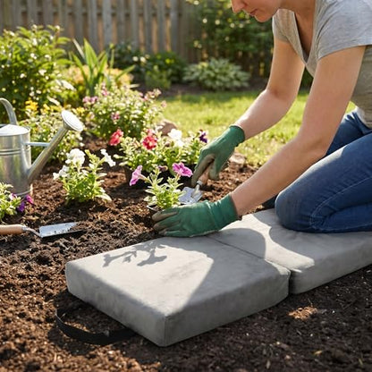 Extra Thick Kneeling Pad – Memory Foam Garden Kneeling Cushion