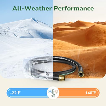GreatBuddy Garden Hose 5ft, 5/8" Heavy Duty Water Hose - size: 5ft
