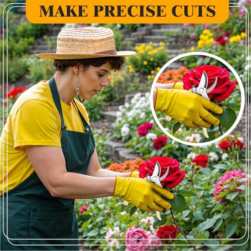 30 Pcs Beige Garden Clippers, Pruning Shears Plant Scissors Plant Cutter