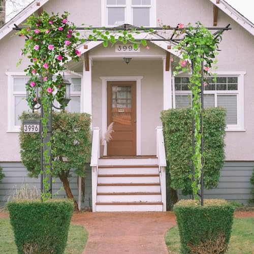 Heavy Duty Garden Arch Trellis 7FT Wedding Arch Backdrop Stand Garden Arbor