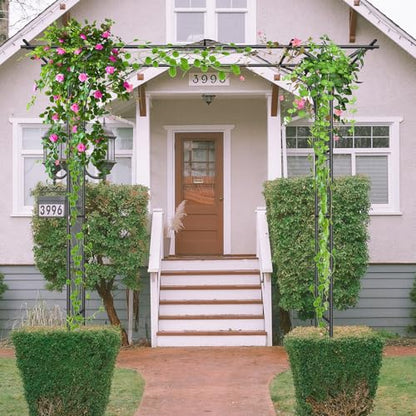 Heavy Duty Garden Arch Trellis 7FT Wedding Arch Backdrop Stand Garden Arbor