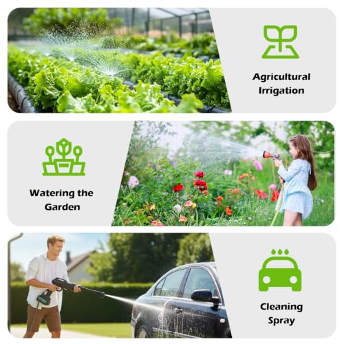 Outdoor Sprinkler Timer, Programmable Cycle and Manual Irrigation