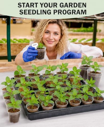 30 Pack Clear Plastic Nursery Pots, 5/4/3 Inch Seed Starting Pots - color: 3/4/5 Inch-30pcs, size: Small