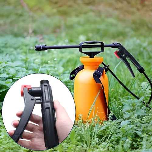 2 Pcs Pump Action Pressure Sprayer, Backpack Sprayer Parts Trigger Sprayer Handle, Pump Sprayer Wand Replacement for Garden, Agriculture, Orchard, Forestry Home (Pack of 2) - size: 2 Pcs (Pack of 2)