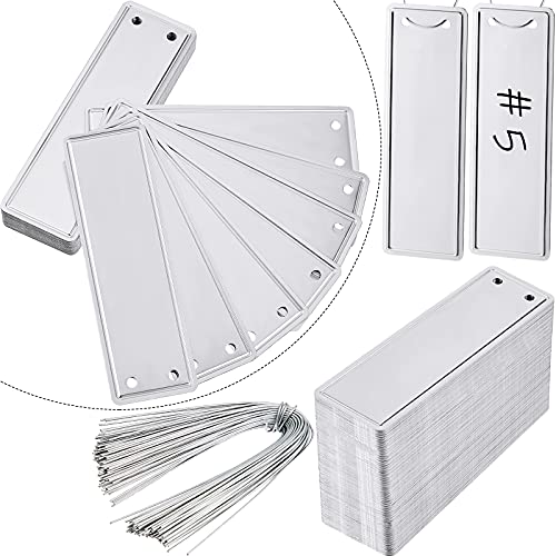 Ripeng Aluminum Metal Plant Labels Tree Tags Writable