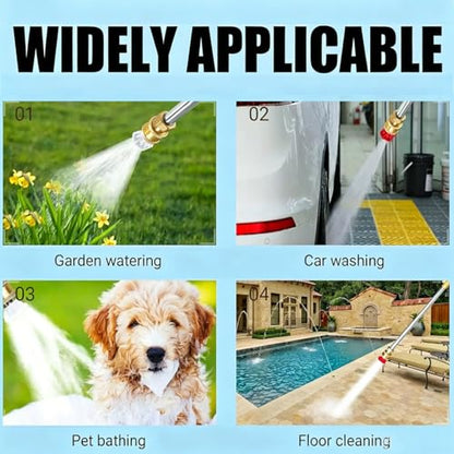 2026 Upgraded Jet Nozzle Power Washer for Garden Hose Cleaning Wand Set