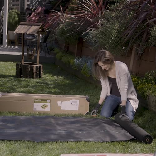 ECOgardener Premium 5oz Landscape Fabric, 3ft x 250ft Pro Garden Weed Barrier - Durable & Heavy Duty Weed Block Gardening Mat, Easy Setup & Superior Weed Control, Eco-Friendly & Convenient Design - size: 5oz - 3ft x 250ft