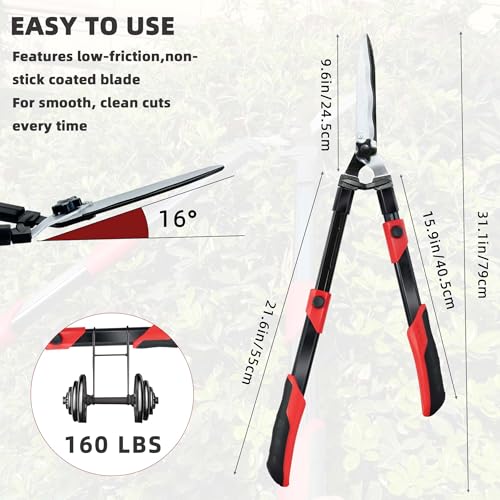 YRTSH 3-Piece Garden Tool Set, Loppers, Hedge Clippers and Garden Shears