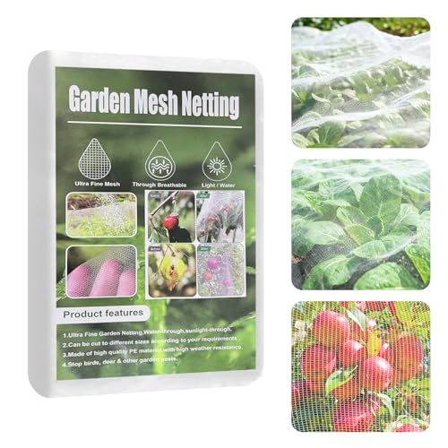 8 * 26 FT Garden Mesh Netting Protect Fruit Vegetable from Birds Bugs - size: 8 * 26 FT