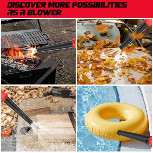 Rozlchar Electric Diatomaceous Earth Duster Compatible for Milwaukee 18V - color: Red