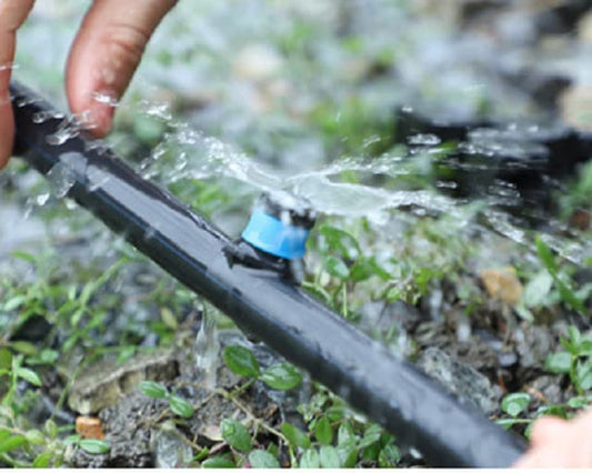 100pcs Adjustable Drip Irrigation Emitters for 1/4" Irrigation Tubing