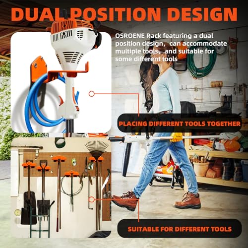 Weedeater Hanger, 2 Pack Weed Eater Hanger for Wall, Weed Wacker Holder - color: 2 PACK