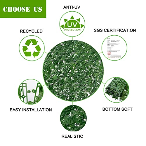 Bybeton 60"x120" (50sqft) Ivy Privacy Fence - size: 60*120 IN